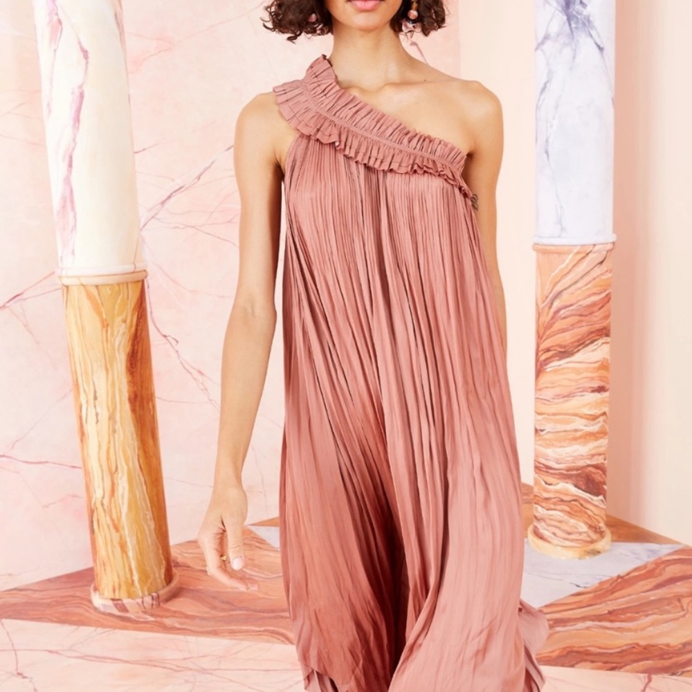 ULLA JOHNSON Jade Dress in copper Sz 2